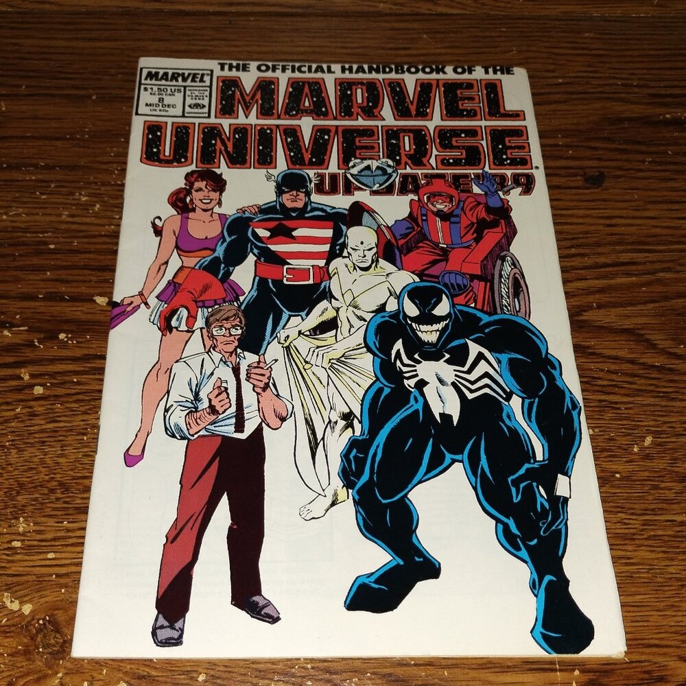 Official Handbook of Marvel Universe Update '89 #8 U-man to Deceased : Madeline